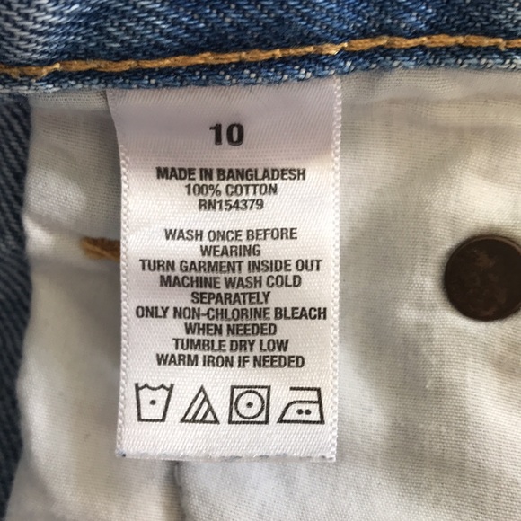 Aeropostale size 10. “90s high rise” cut off Jean shorts - Picture 4 of 5